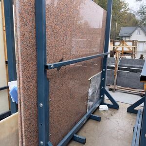 Maple Red Polished Granite Slab, 3 cm