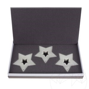 Thassos Marble Snowflake - Home Christmas Decoration Set (6 pieces)