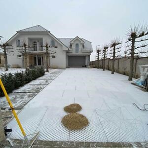 Landscape Spacer Design System for Gravel stability, white, 1176 x 764 x 32 mm
