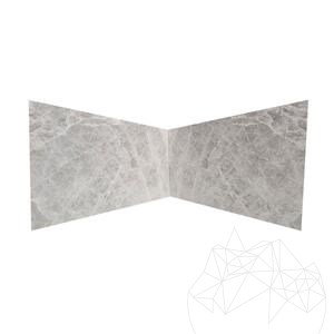 Marble Slab Dome Grey Polished, 2 cm