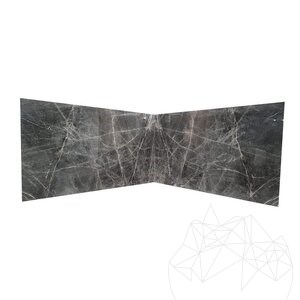Emotion Polished Marble Slab, 2 cm