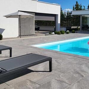 Sinterized Stone L'ALTRA PIETRA Etna Dark Grey, 40 X 80 X 2 cm, R11 - Non-Slip for outdoor use