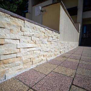 Catania Cream Marble Wall Cladding Panel 15 x 60 cm