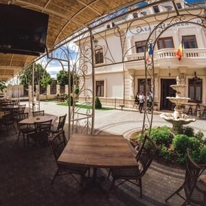 Fontana Briona F18 - Garden Water Fountain H: 1.95 cm, D: 1.20 cm, 420 Kg (Grey Antique finish)