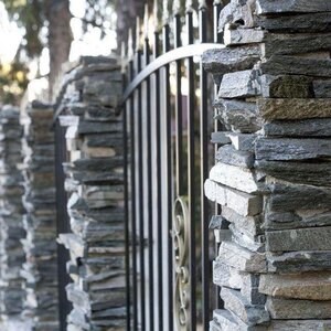 Slate Kavala 3D Strips | Decorative Stone for Vertical Cladding, Exterior-Interior (10-12/pallet)
