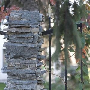 Slate Kavala 3D Strips | Decorative Stone for Vertical Cladding, Exterior-Interior (10-12/pallet)