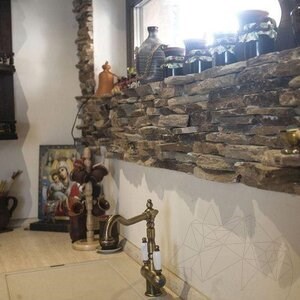 Slate Rhodos 3D Strips | Decorative Stone for Vertical Cladding, Exterior-Interior (10-12/pallet)