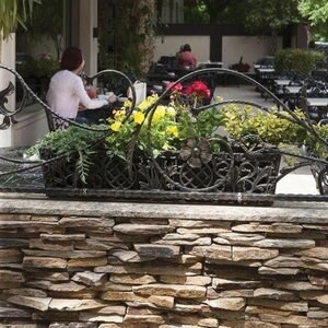 Slate Rusty Brown 3D Strips | Decorative Stone for Vertical Cladding, Exterior-Interior (10-12/pallet)