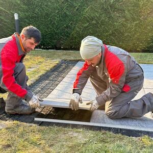 Fast Base – Stabilizing support for pavements, 110 x 75 cm