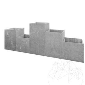 Planter Fioriera - Sintered Stone, 40X40X2XH40