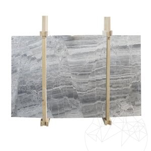 Galactic Grey Polished Marble Slab, 2 cm