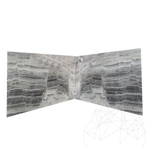Galactic Grey Polished Marble Slab, 2 cm