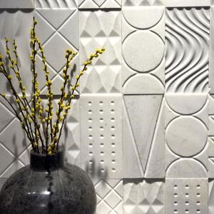 Geometric Shapes New York Marble, 15 x 30 cm 