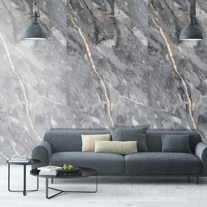 Golden Grey Polished Marble Slab, 2 cm