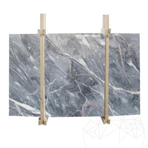 Golden Grey Polished Marble Slab, 2 cm