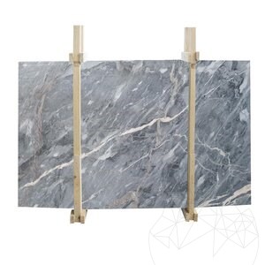 Golden Grey Polished Marble Slab, 2 cm