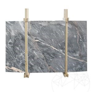 Golden Grey Polished Marble Slab, 2 cm