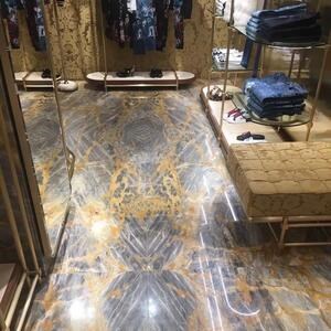 Golden Sky Polished Marble Slab, 2 cm