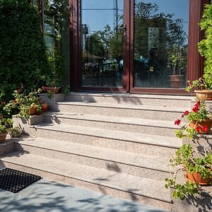 Granite Santa Rossa Fiamat 1.8 cm - Countertops, Steps, Glazes and Customized Pieces