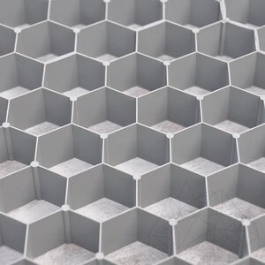 Landscape Spacer Design System for Gravel stability, grey, 1176 x 764 x 32 mm