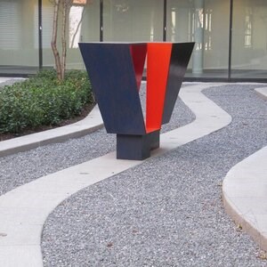 Landscape Spacer Design System for Gravel stability, grey, 1176 x 764 x 32 mm