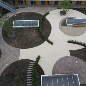Landscape Spacer Design System for Gravel stability, grey, 1176 x 764 x 32 mm