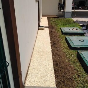 Landscape Spacer Design System for Gravel stability, grey, 1176 x 764 x 32 mm