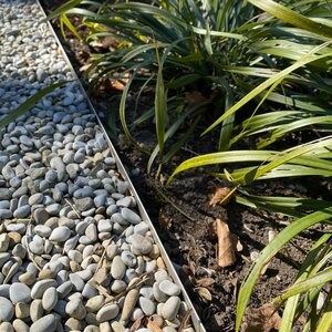 Landscape Spacer Design System for Gravel stability Fix Lite - L, white, bookfold 120 x 80 x 2,6 cm