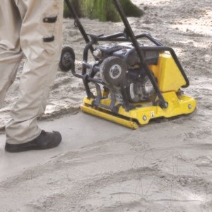 Landscape Spacer Design System for Gravel stability Fix Lite - L, grey, bookfold 120 x 80 x 2,6 cm