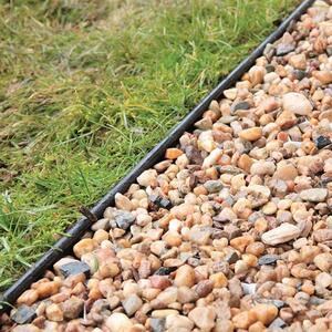 Edging B-Edge Smart for lanscaping, black (H -10 cm, 6 lm/roll)