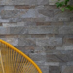 Slate Homa Natur, 10 cm x LL x 1.3cm | Decorative Stone - Vertical Tiles, Outdoor-Indoor