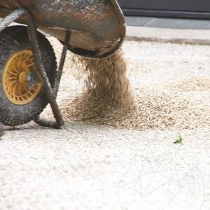 Landscape Spacer Design System for Gravel stability, grey, 1176 x 764 x 32 mm