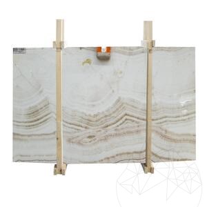 Slab Onyx Bianco Vein Cut Polished, 2 cm