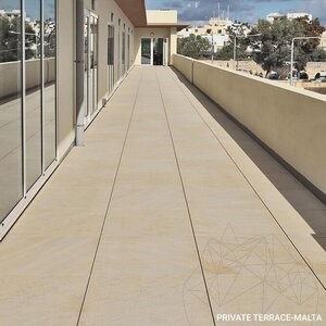Sinterized Stone L'ALTRA PIETRA Castello Beige, 60 X 60 X 2 cm, R11 - Non-Slip for outdoor use