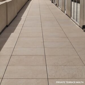 Sinterized Stone L'ALTRA PIETRA Castello Beige, 60 X 60 X 2 cm, R11 - Non-Slip for outdoor use