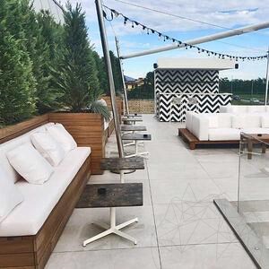 Sinterized Stone L'ALTRA PIETRA Cattedrale Avorio, 90 X 90 X 2 cm, R11 - Non-Slip for outdoor use
