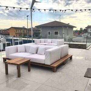 Sinterized Stone L'ALTRA PIETRA Cattedrale Avorio, 90 X 90 X 2 cm, R11 - Non-Slip for outdoor use