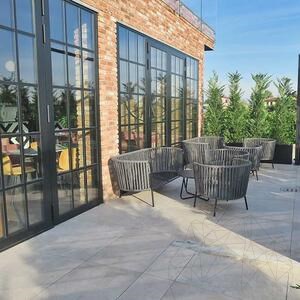Sinterized Stone L'ALTRA PIETRA Cattedrale Avorio, 90 X 90 X 2 cm, R11 - Non-Slip for outdoor use