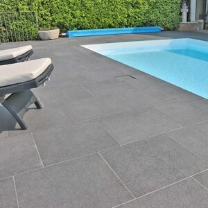 Sinterized Stone L'ALTRA PIETRA Colosseo Basalt Grau, 60 X 60 X 2 cm, R11 - Non-Slip for outdoor use