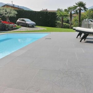 Sinterized Stone L'ALTRA PIETRA Colosseo Basalt Grau, 60 X 60 X 2 cm, R11 - Non-Slip for outdoor use