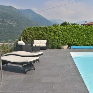 Sinterized Stone L'ALTRA PIETRA Colosseo Basalt Grau, 60 X 60 X 2 cm, R11 - Non-Slip for outdoor use - Economy