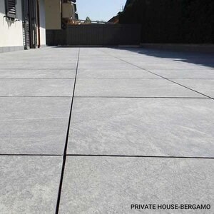 Sinterized Stone L'ALTRA PIETRA Colosseo Silvergrau, 60 X 60 X 2 cm, R11 - Non-Slip for outdoor use