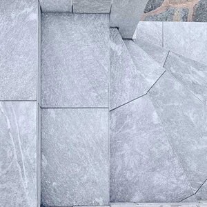 Sinterized Stone L'ALTRA PIETRA Colosseo Silvergrau, 60 X 60 X 2 cm, R11 - Non-Slip for outdoor use