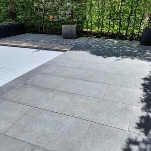 Sinterized Stone L'ALTRA PIETRA Duomo Bluestone Noir, 60 X 90 X 2 cm, R11 - Non-Slip for outdoor use
