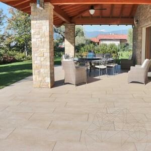 Sinterized Stone L'ALTRA PIETRA Harena Sand Stone, 40 X 120 X 2 cm, R11 - Non-Slip for outdoor use