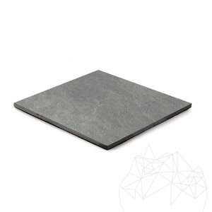 Sinterized Stone L'ALTRA PIETRA Museo Ardesia Nera, 60 X 60 X 2 cm, R11 - Non-Slip for outdoor use