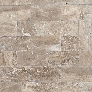 Latte Brushed Travertine, 30.5 x 15.2 x 3 cm