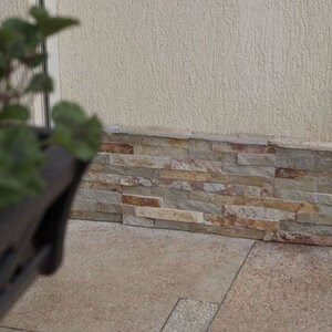 Sparta Limestone Wall Cladding Panel, 15 x 60 cm