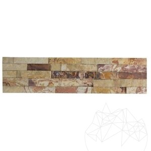 Sparta Limestone Wall Cladding Panel, 15 x 60 cm