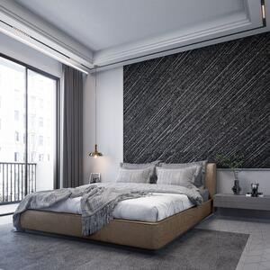 Black Crystal Oblique Design Slab Granite 2CM
